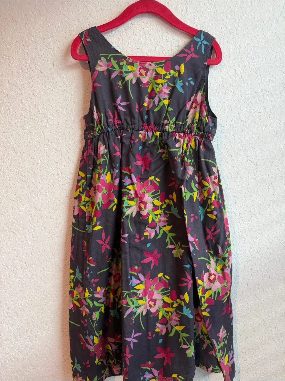 Old Navy Y2K Girl's Cotton Floral Print Dress